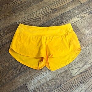 nwot lululemon speed up shorts